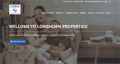 Desktop Screenshot of longhornproperties.net