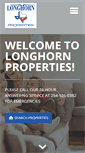 Mobile Screenshot of longhornproperties.net